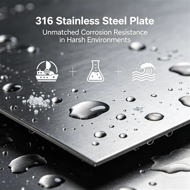 316 Stainless Steel Plate | ASTM A240 316 / 316L Stainless Steel Sheet Supplier