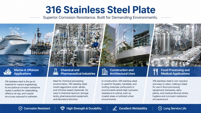 316 Stainless Steel Plate ASTM A240 316 316L Stainless Steel Sheet Supplier 316 Stainless Steel Plate ASTM A240 316 316L Stainless Steel Sheet Supplier